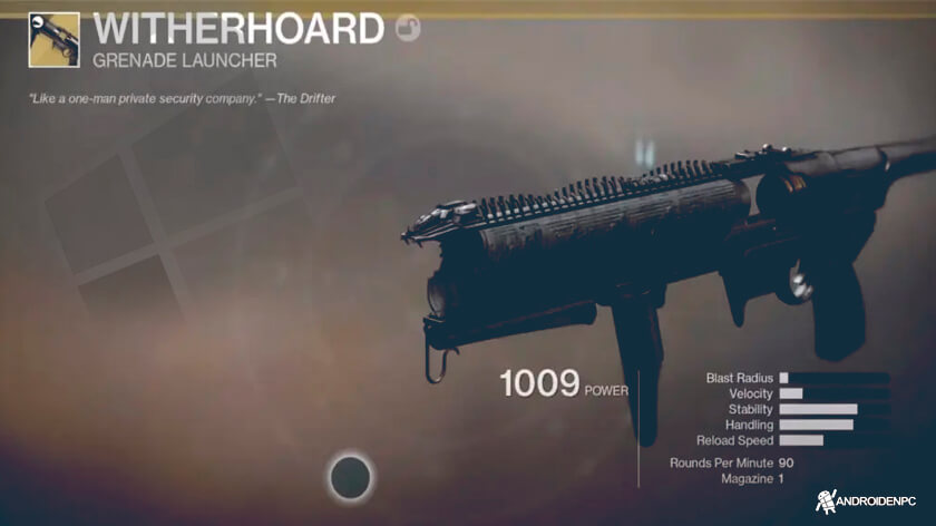 Cómo conseguir el Witherhoard en Destiny 2